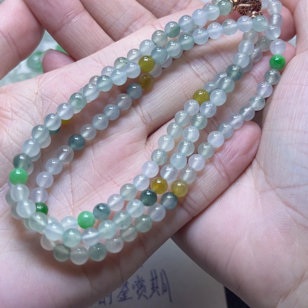 翡翠未镶嵌颈饰缅甸翡翠卡4.6