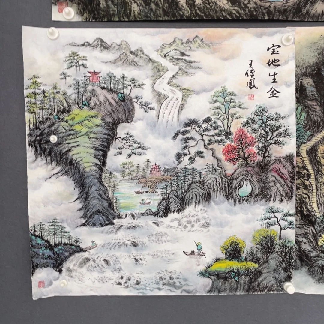 国画王传凤老师绘画