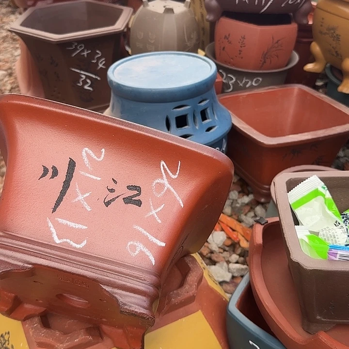 紫砂花盆紫砂花盆盆景盆