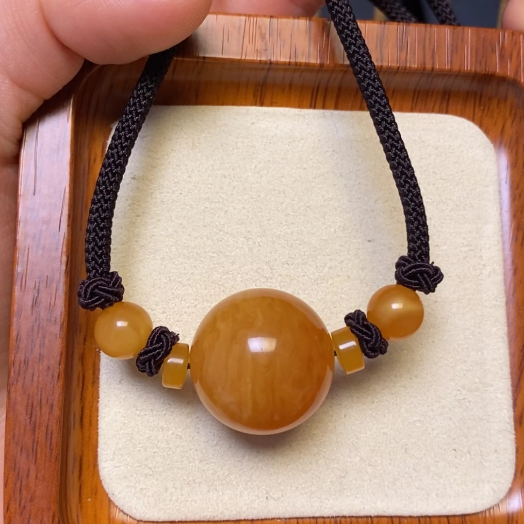 【闪购商品】蜜蜡颈饰未镶嵌项链