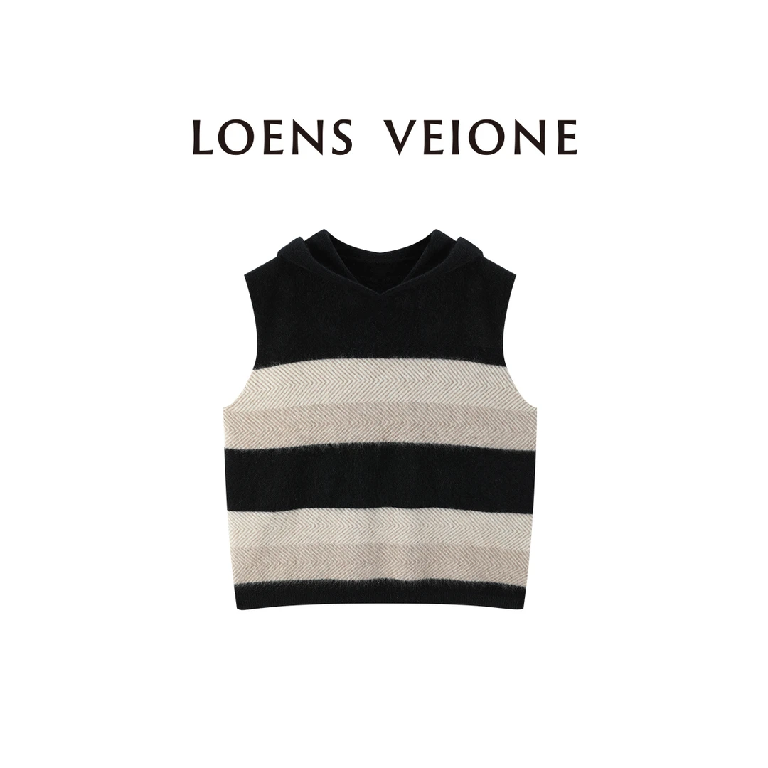 LOENS VEIONE/罗拉【山羊绒】澳洲绵羊毛羊绒背心23CVDI0116N