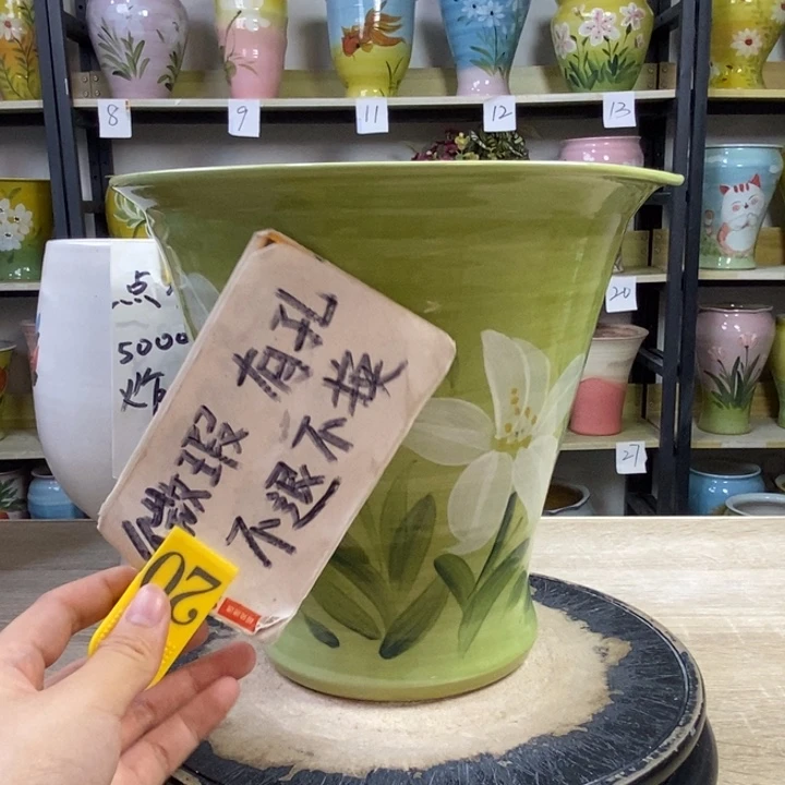 景德镇高温陶瓷花盆