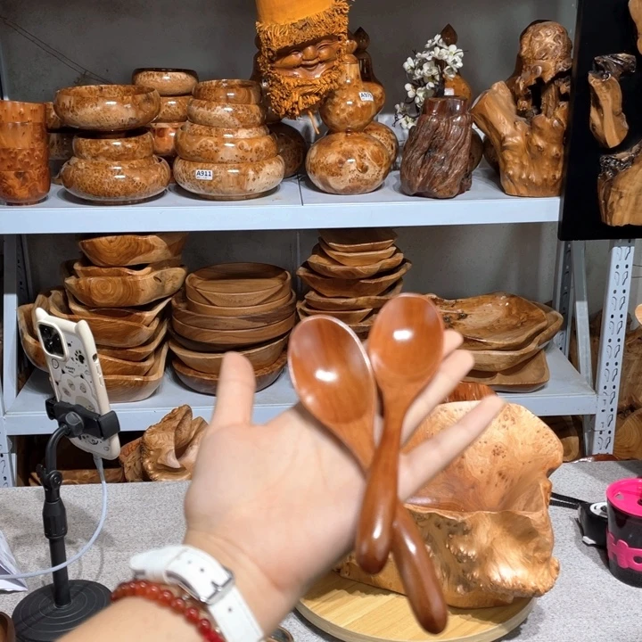 梨花木实木小勺子