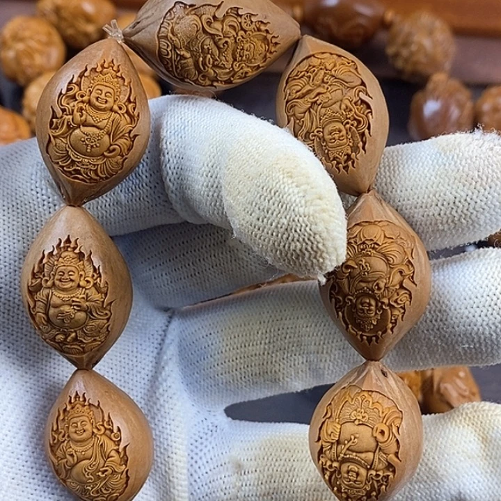 橄榄核手串/手链黄财神