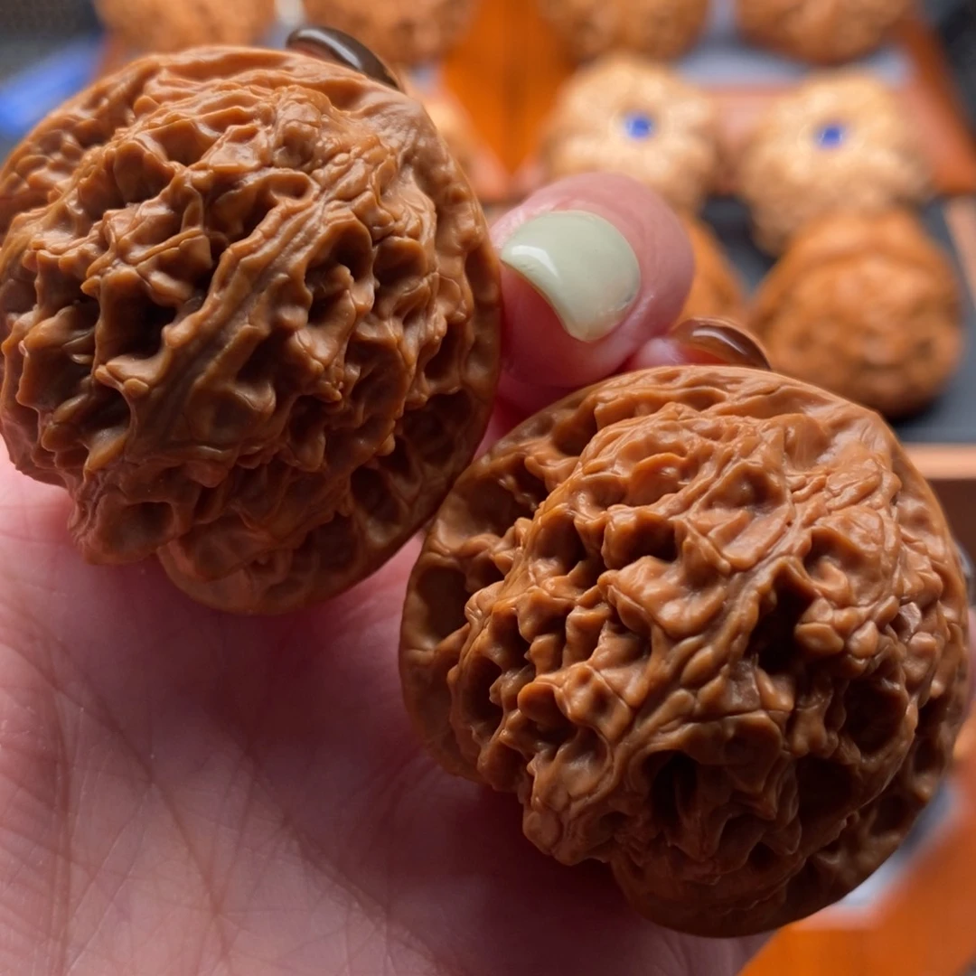 把件文玩核桃39尺寸苹果园