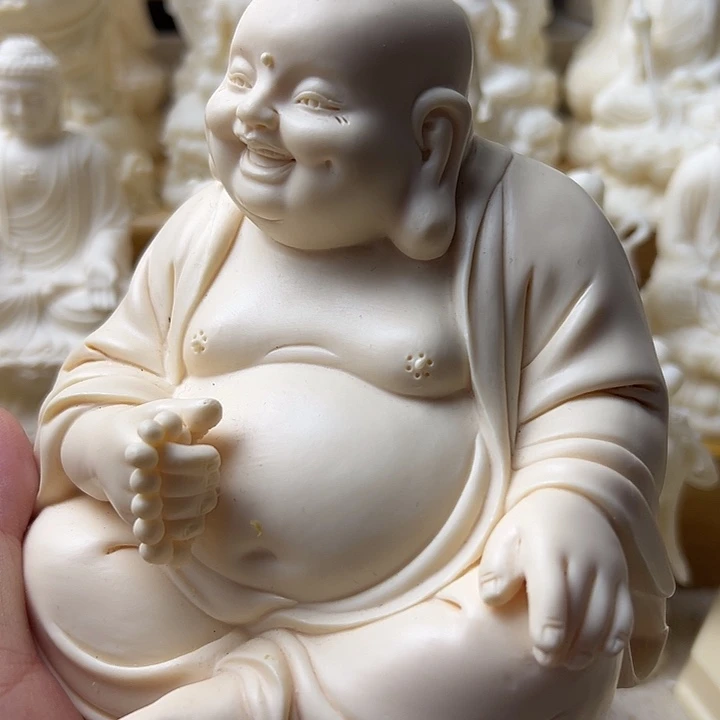 奋****藤弥勒14公分摆件