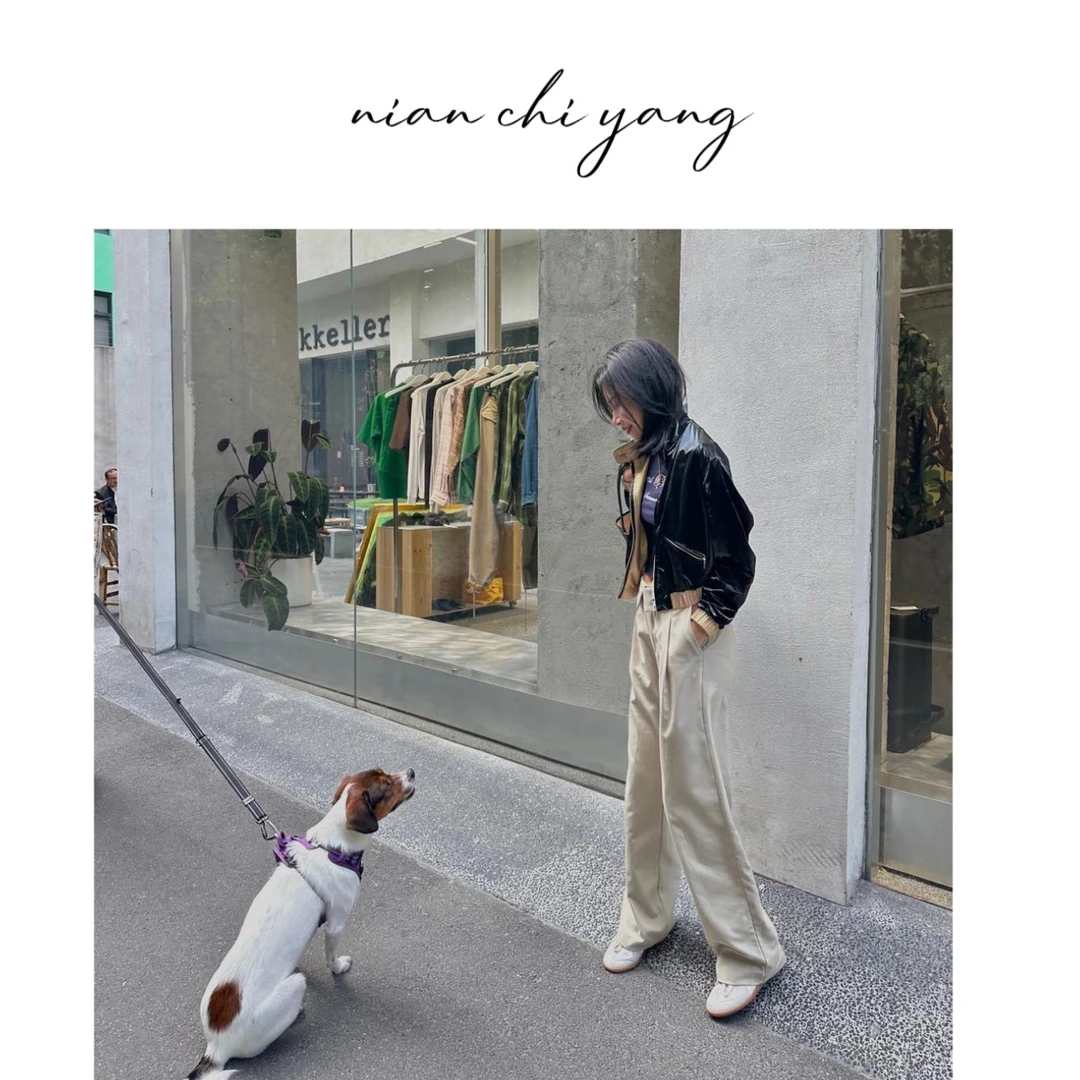 熊猫T恤胶印短袖云朵图案宽松设计师款浪·姐同款MM740