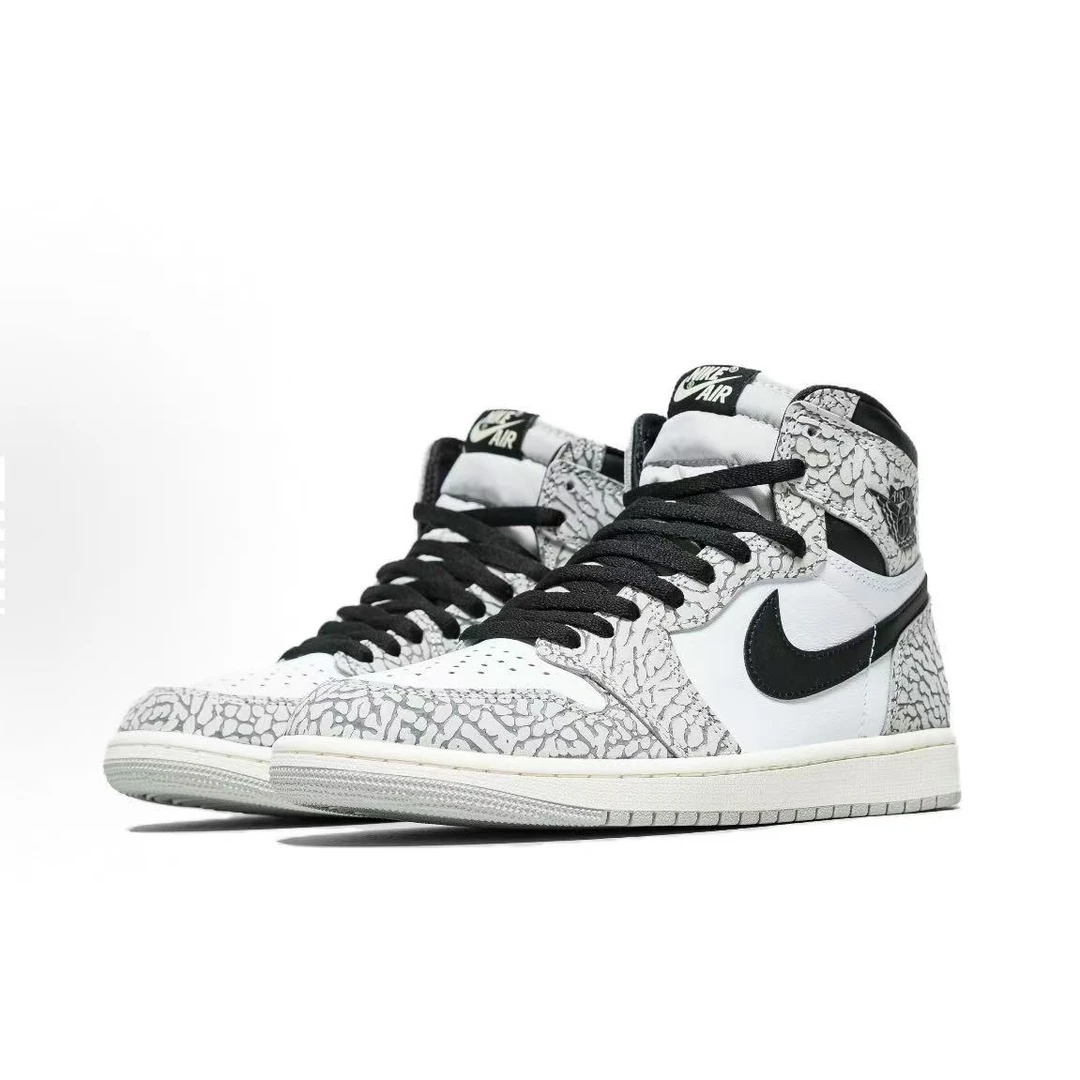 「小韩」Jordan Air Jordan 1 OG High 皮革 篮球鞋 灰色FD1437-052