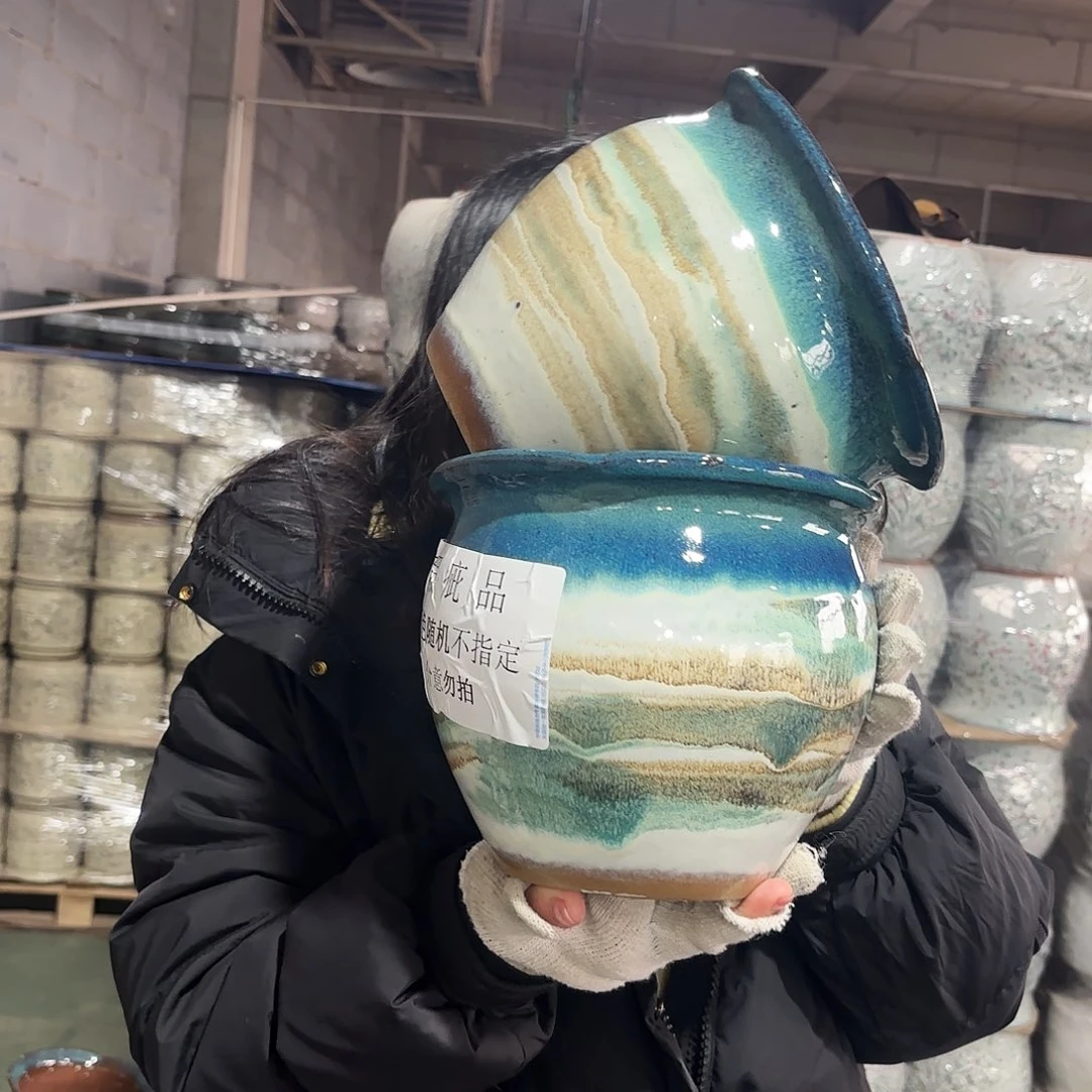 瑕疵两个高18/20红陶