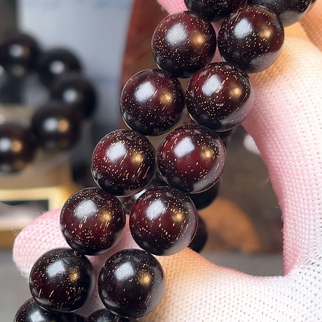 檀香紫檀（小叶紫檀）爆星1.2的36颗