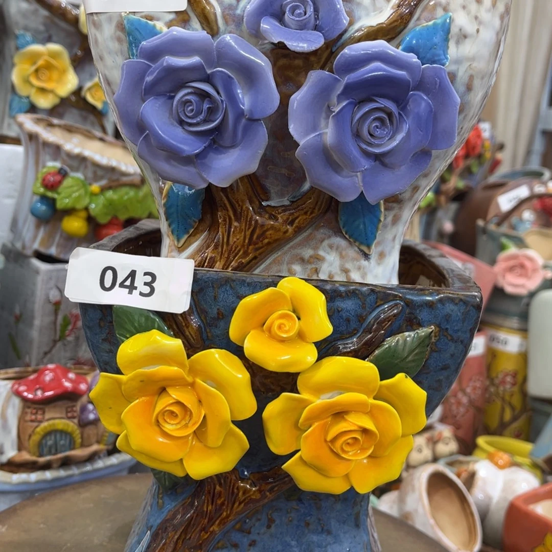 粗陶多肉花盆花盆