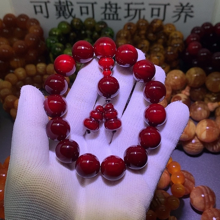 松木手串/手链1.5 帝王血龙木福利款