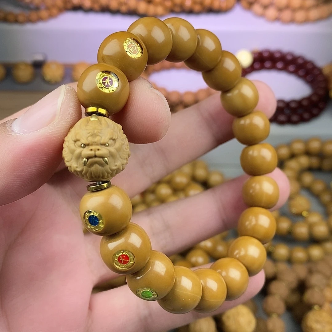 雾***.猴头核桃手串全品老型貔貅