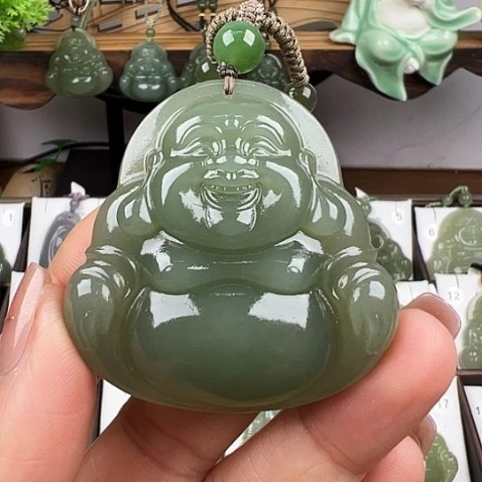 和田玉吊坠(赠链)未镶嵌