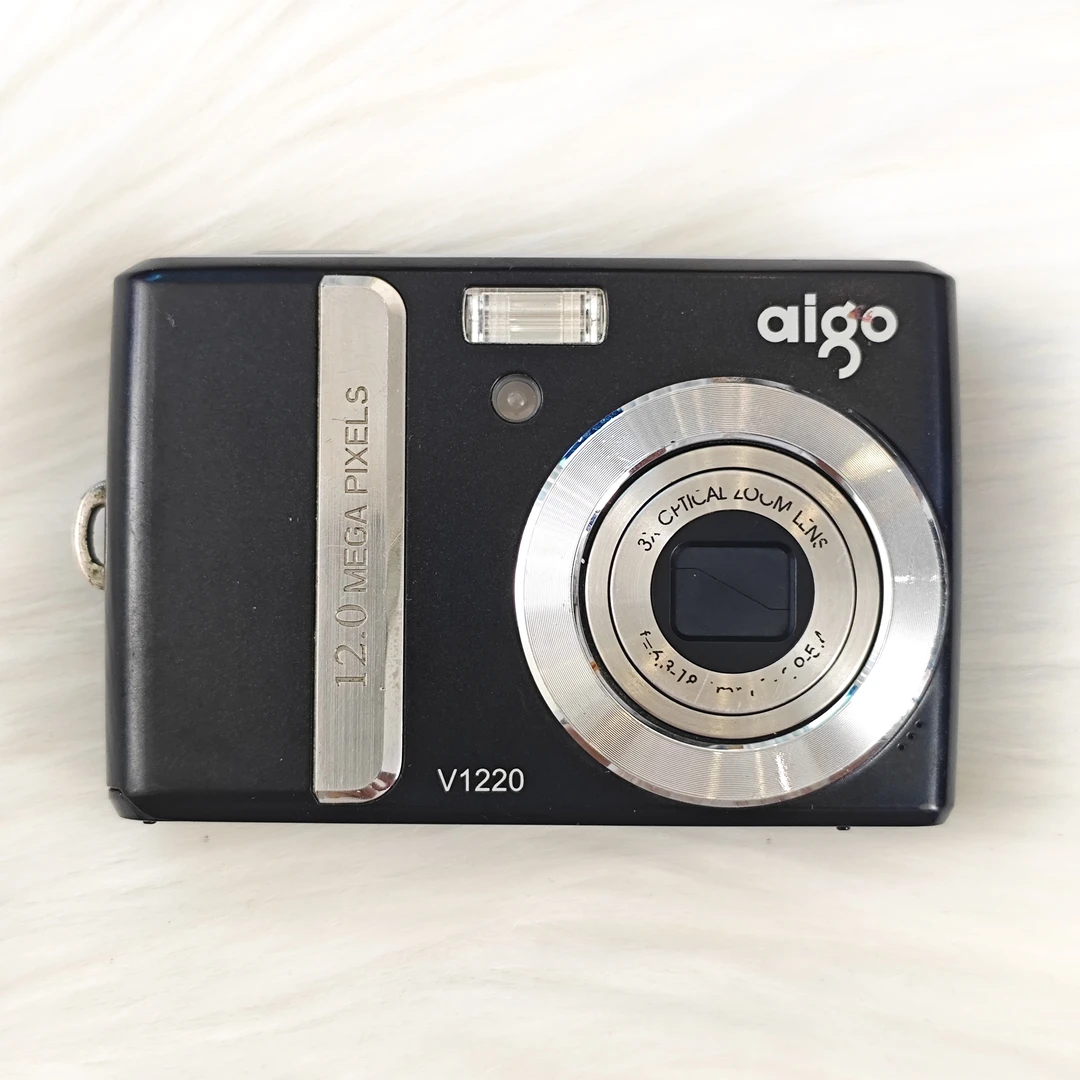 9新 aigo/爱国者 v1220 黑色 出片清晰冷白皮 配件齐全