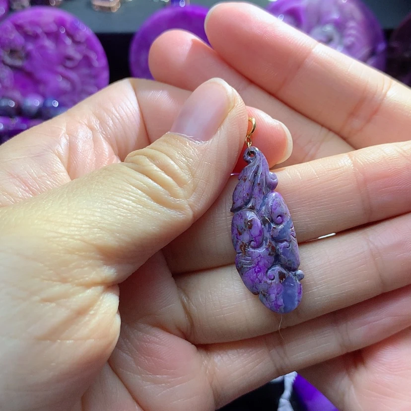 【闪购商品】苏纪石（舒俱来）18K金镶嵌吊坠