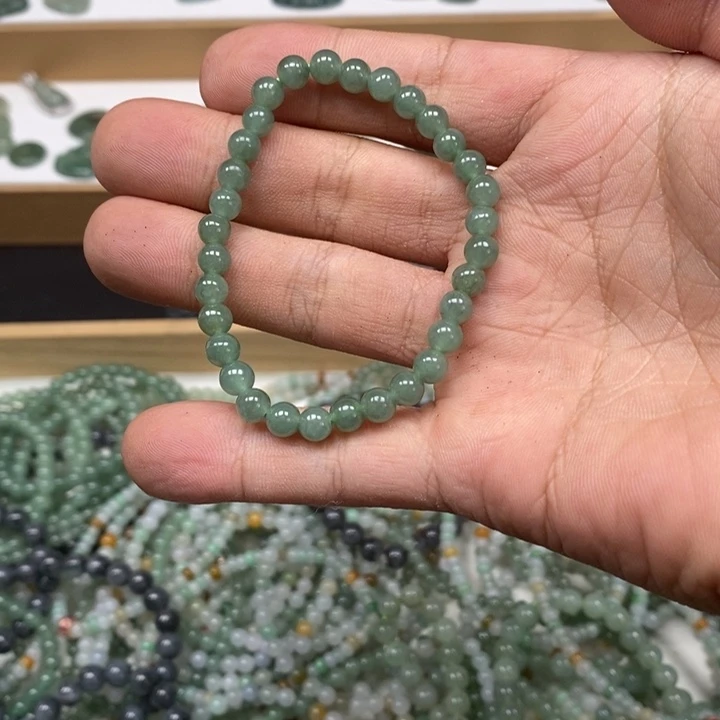 翡翠未镶嵌手链天然a货翡翠06