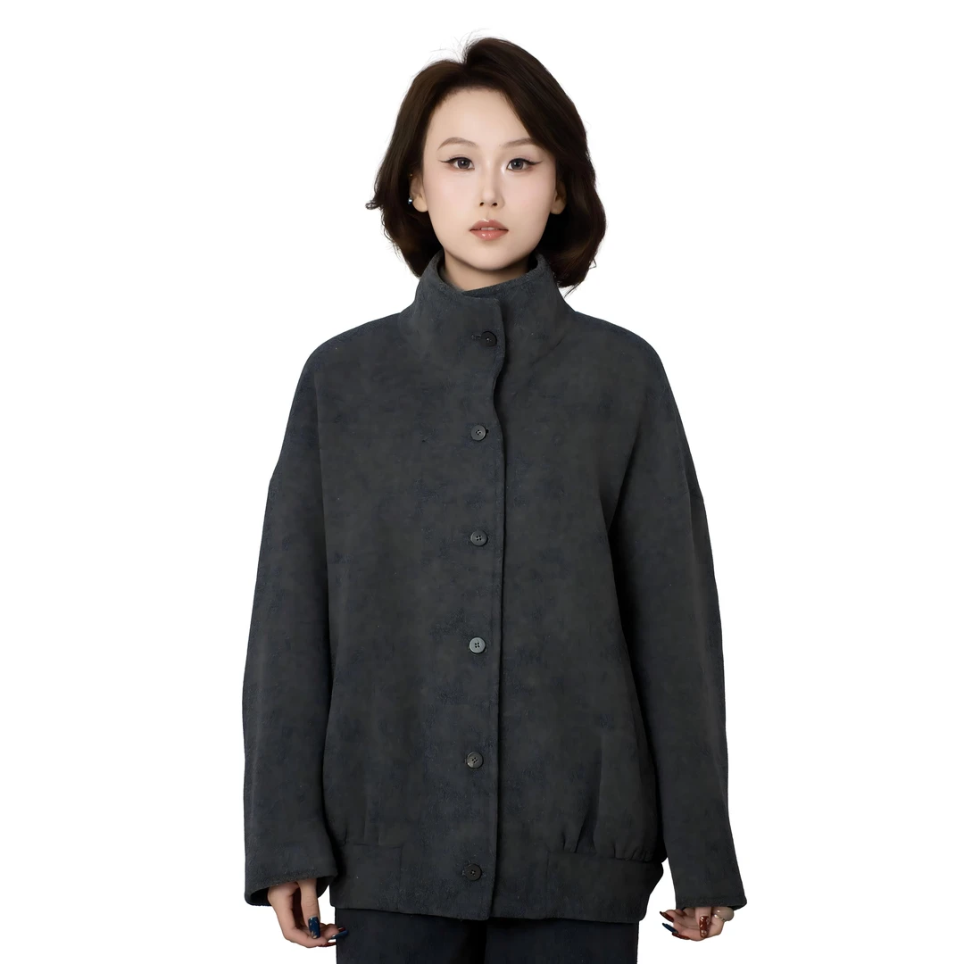 暮深  新款山羊绒大衣秋冬重磅短款羊绒大衣（衣长：66cm）WS52-6273