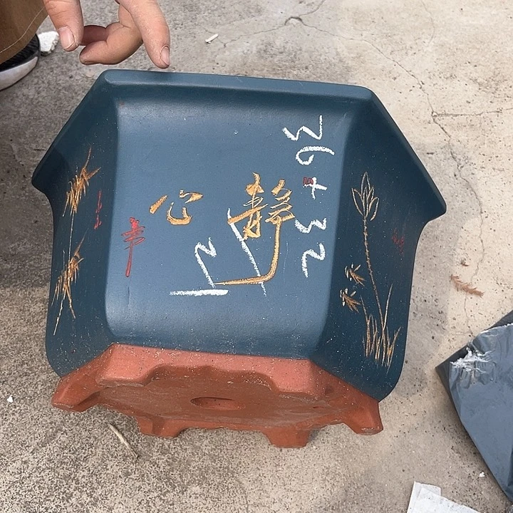 紫砂花盆紫砂等传统