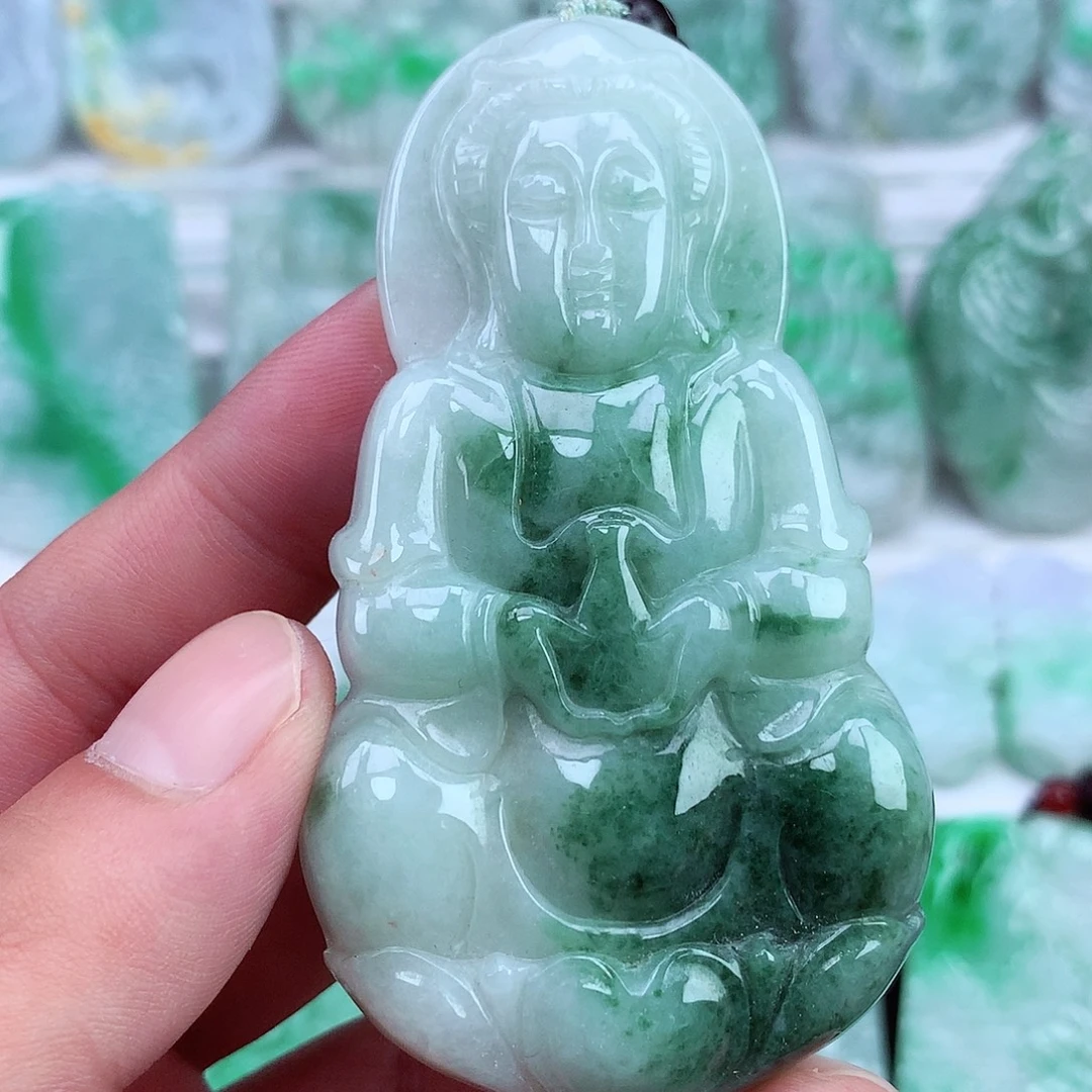翡翠未镶嵌颈饰翡翠吊坠