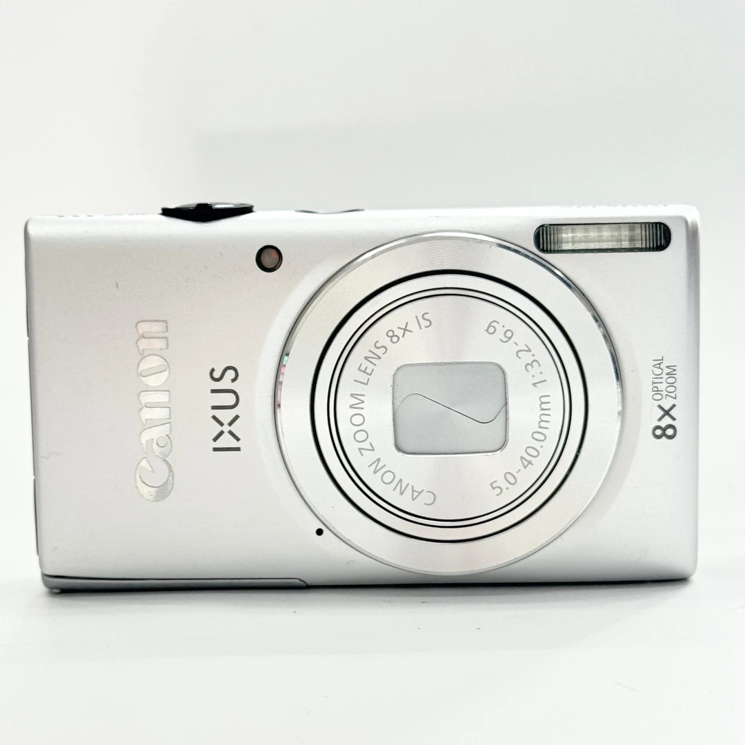 95新 Canon/佳能 ixus132银色1600万像素8倍变焦复古ccd数码相机