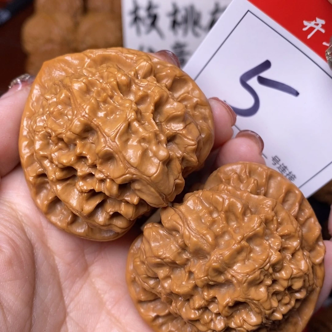 文玩核桃把件5官帽5.2