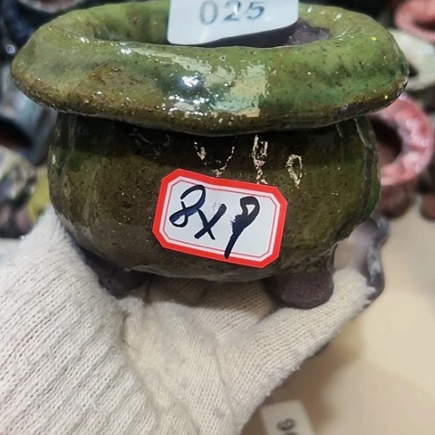 红陶粗陶花盆手工