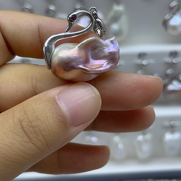 公***吗颈饰未镶嵌淡水珍珠