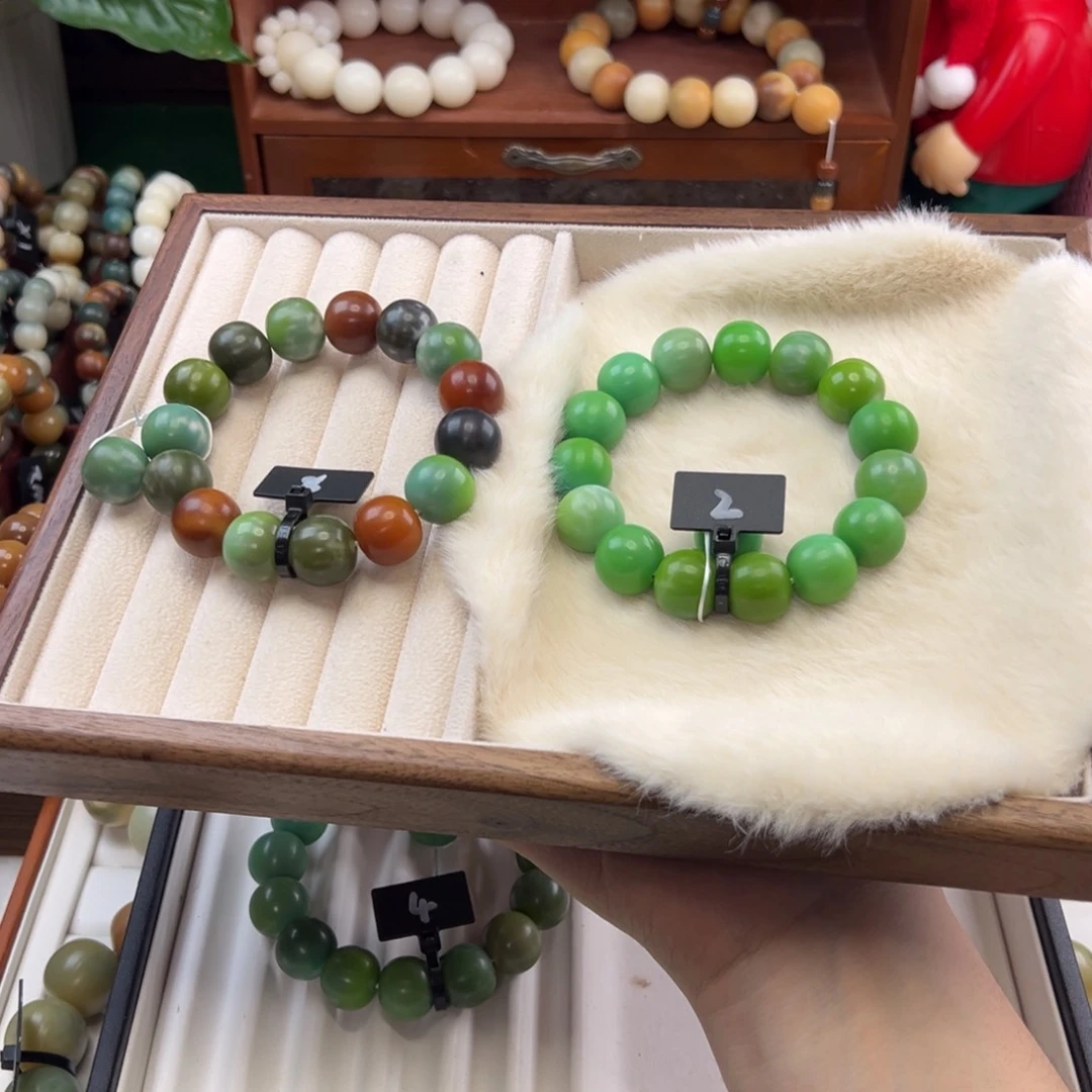 菩提根/象牙果手串卡16干磨3000目胡曼黎任选