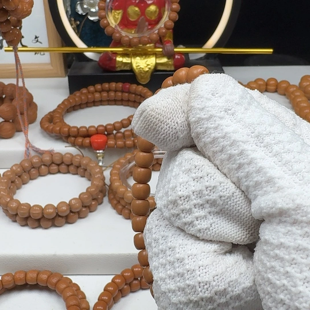 比***鸟猴头核桃手串猴头道珠7.6