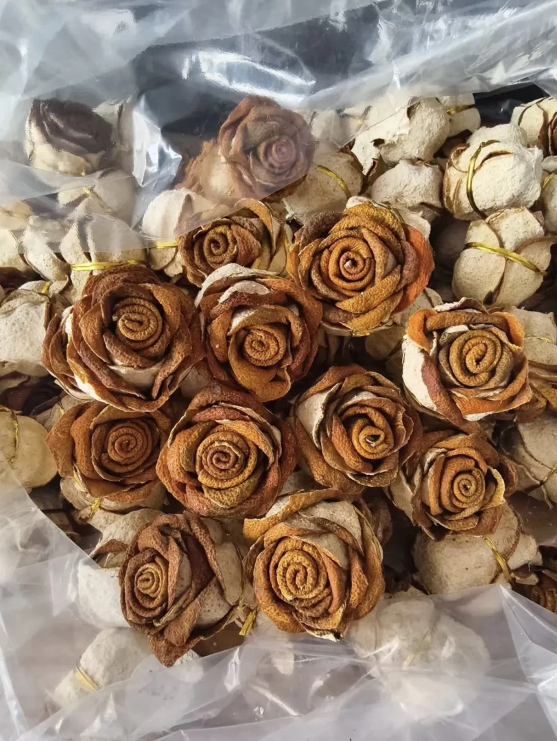 新会2024年天马陈皮玫瑰花