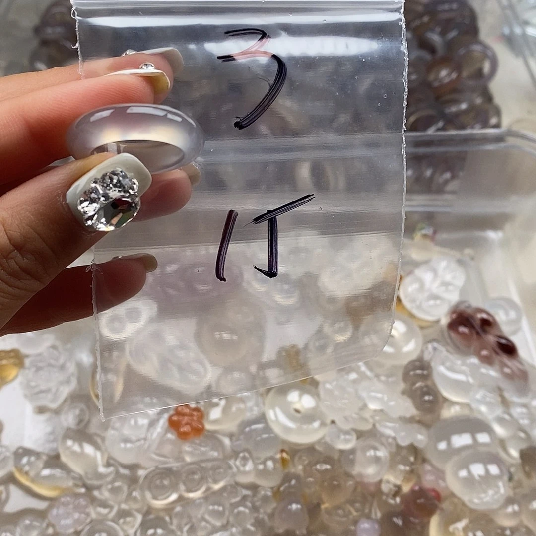 玛瑙/玉髓戒指合金