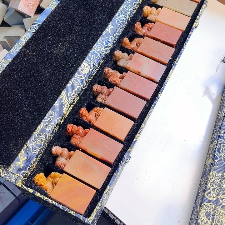 青田石印石g*晚上不