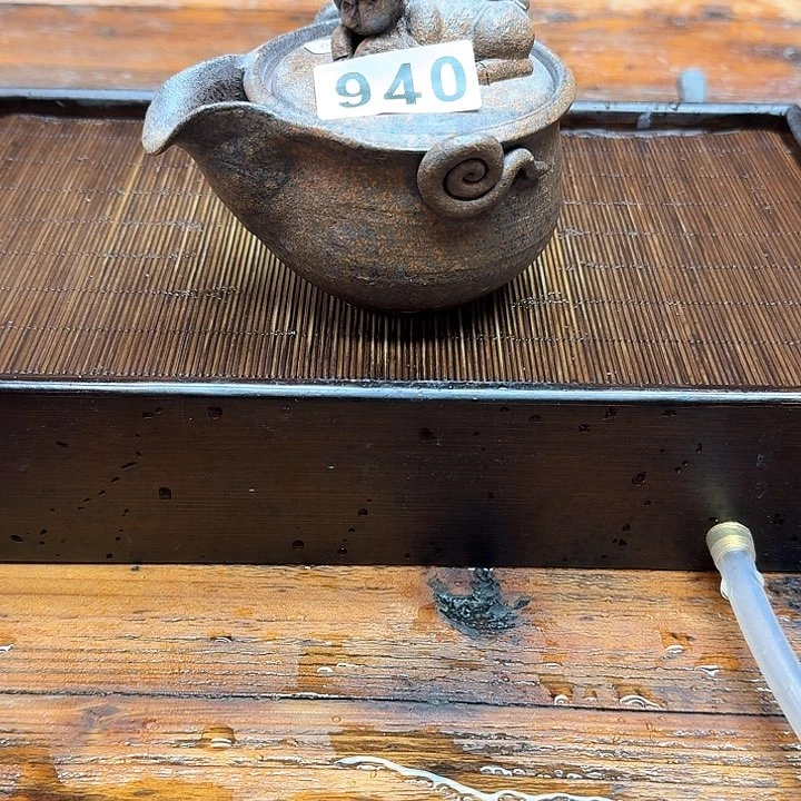 纯手工制作粗陶茶具