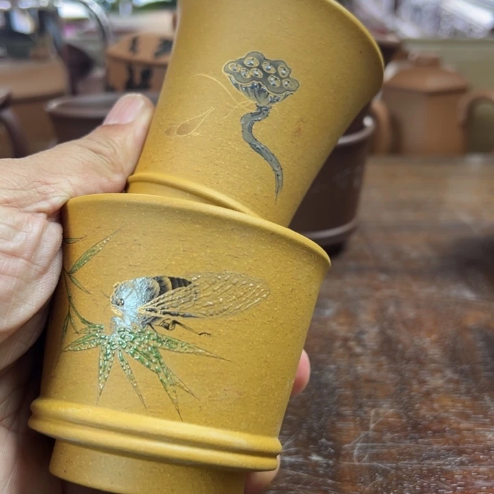 紫砂茶杯紫砂茶杯