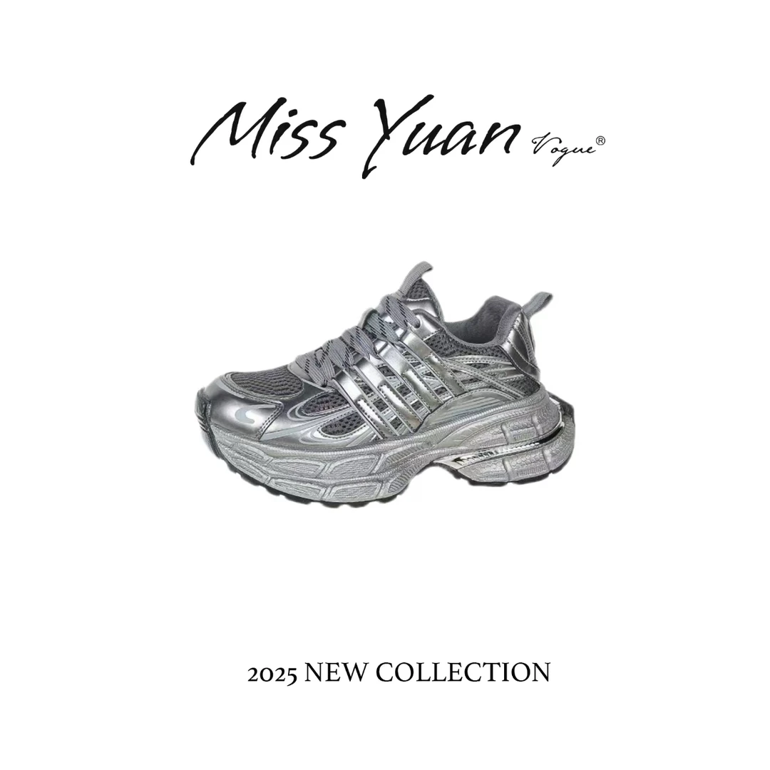 M.Y媛总 新款2024年复古增高轻便休闲运动鞋5052