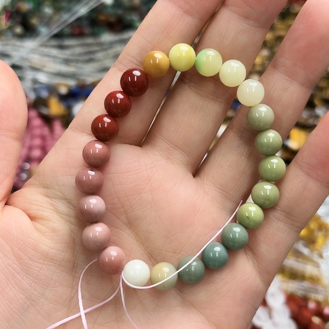 玛瑙/玉髓未镶嵌珠宝半成品卡8阿拉善一圈