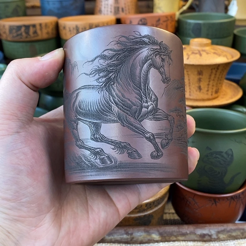 【闪购商品】紫砂杯子宜兴全手工紫砂杯