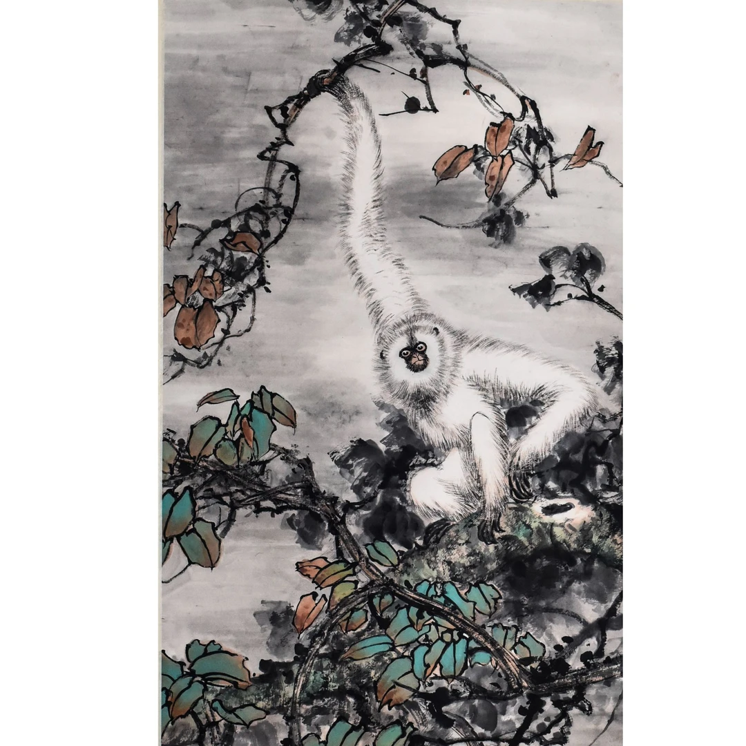 Lot 2613 白猿图 137cm*62cm