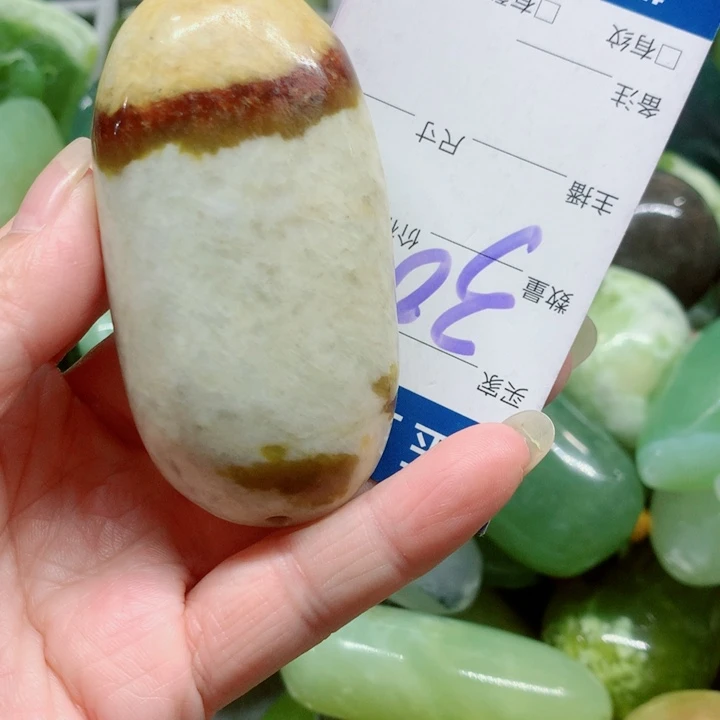 蛇纹石玉未镶嵌手把件