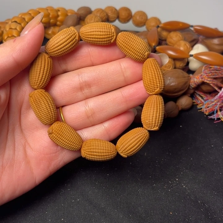 橄榄核手串玉米手串