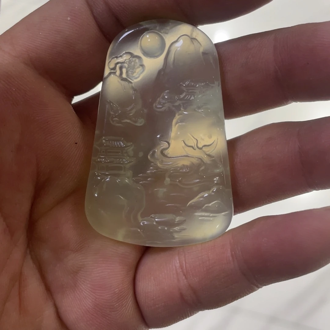 未镶嵌蛇纹石玉珠宝奇石c****1
