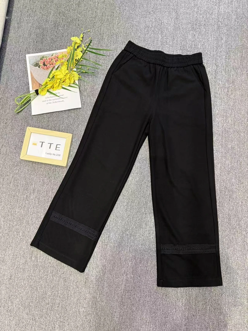 【TTE严选】2025夏装魅力轩5389镂空直筒裤（0605-09）