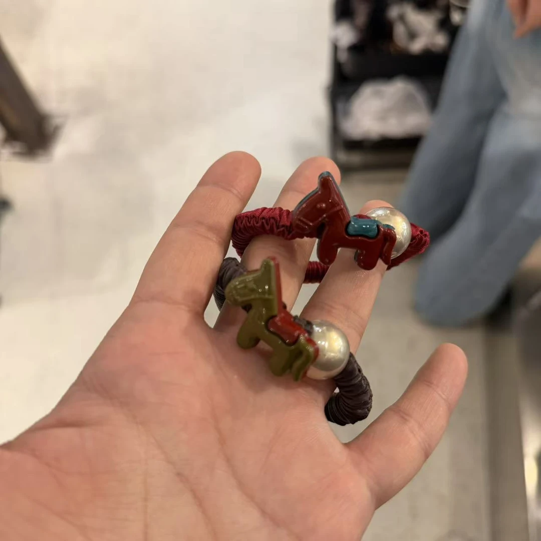 韩国 气质 小众 ins 手工 小马 小马 发圈K676