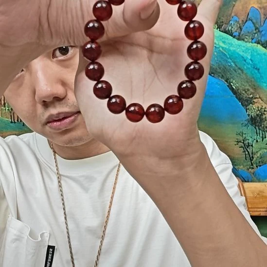 未镶嵌血珀手链健***乐