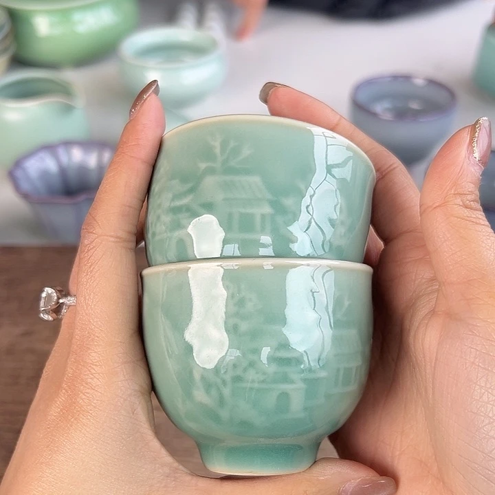 小米茶器龙泉青瓷