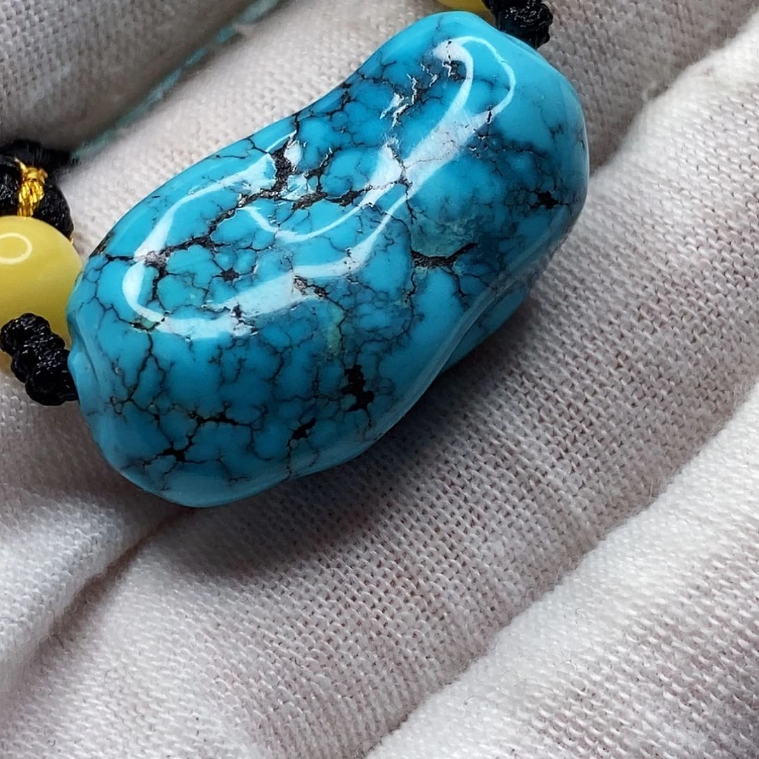 绿松石未镶嵌天然原矿 带武汉地大证书