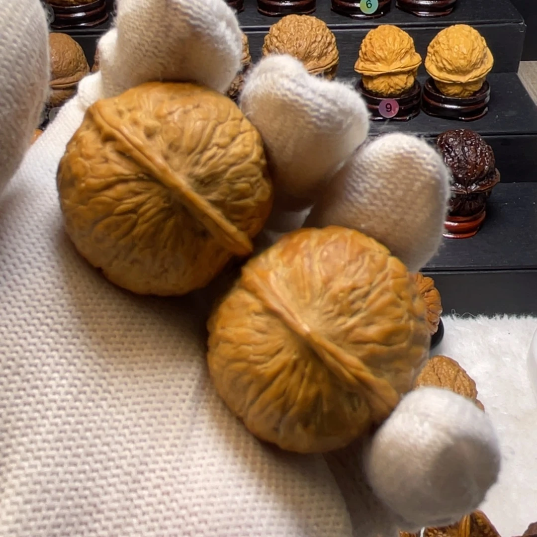 文玩核桃把件Y4黄胖31尺
