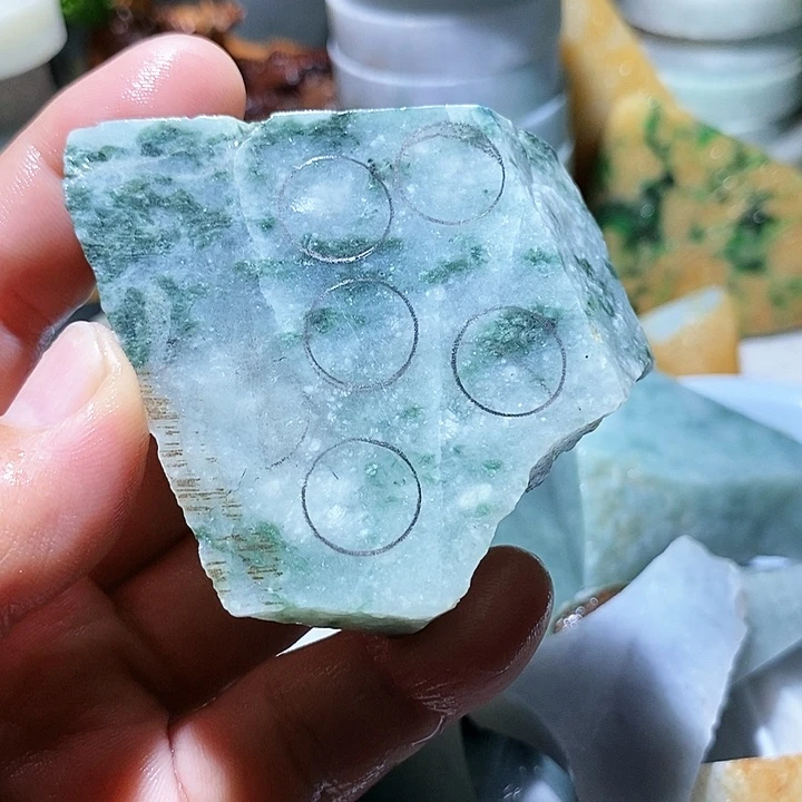 翡翠散珠边角料73