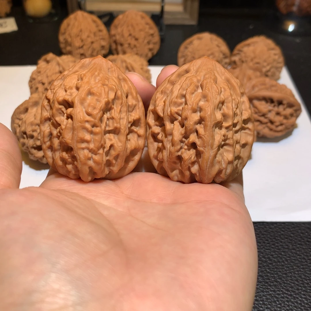 文玩核桃把件小***大鸡心41